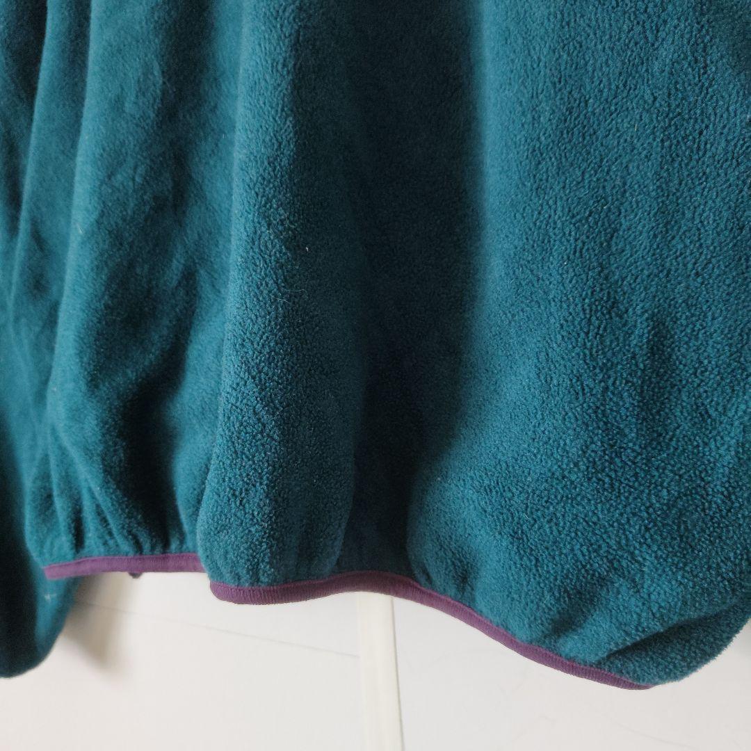 [LANDS' END] half snap fleece jacket, made in U.S.A