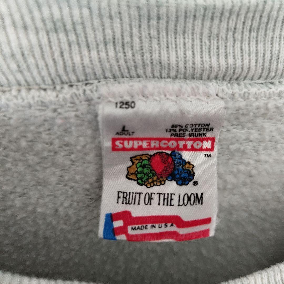 [FRUITS OF THE LOOM] 80~90's print sweat