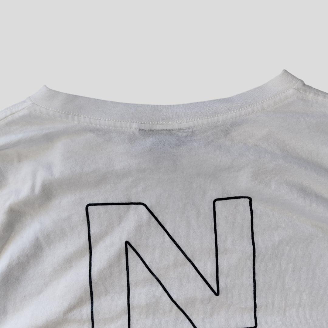 [NAUTICA] 90s made in USA, print t-shirt / XL
