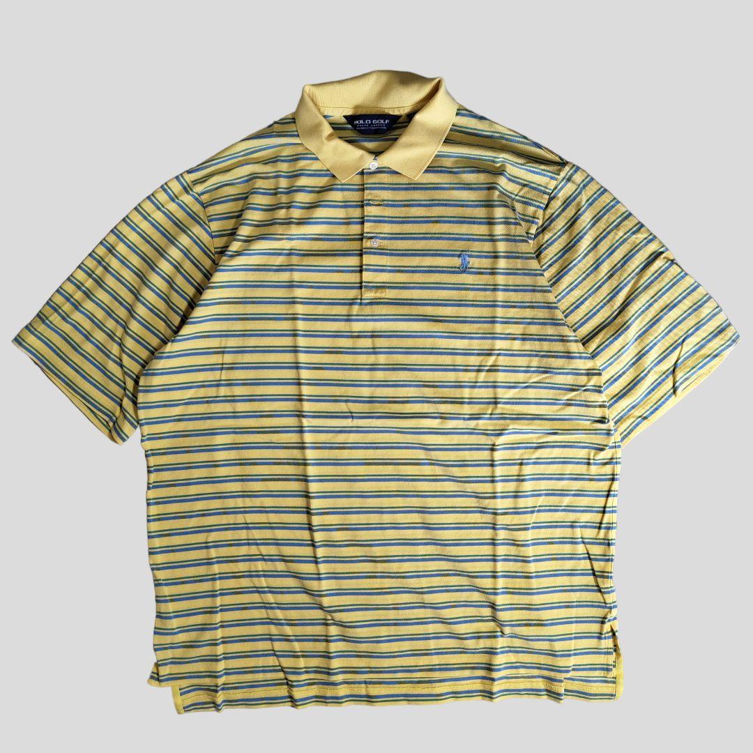 [POLO GOLF] border polo shirt / XL