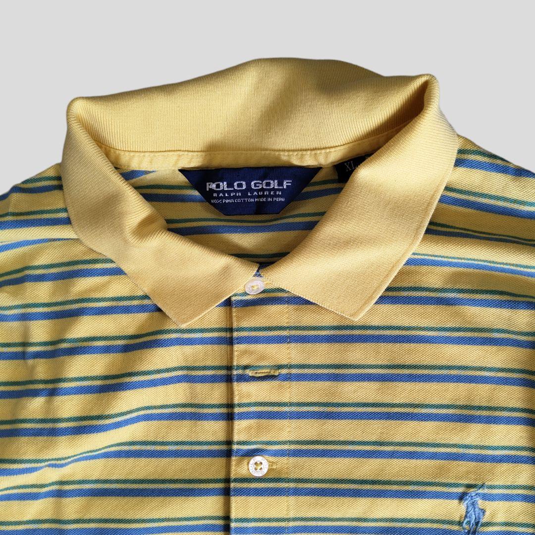 [POLO GOLF] border polo shirt / XL