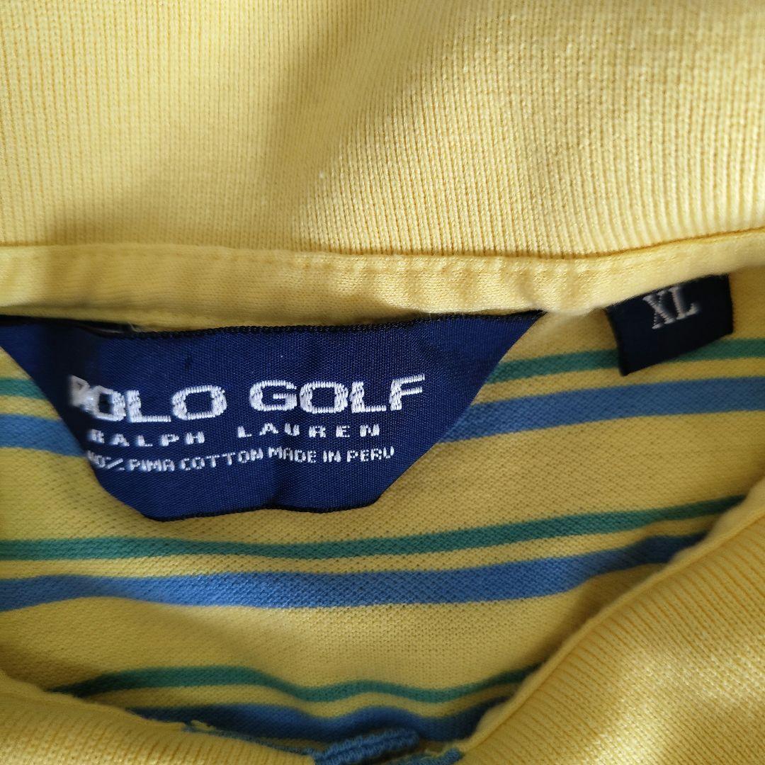 [POLO GOLF] border polo shirt / XL