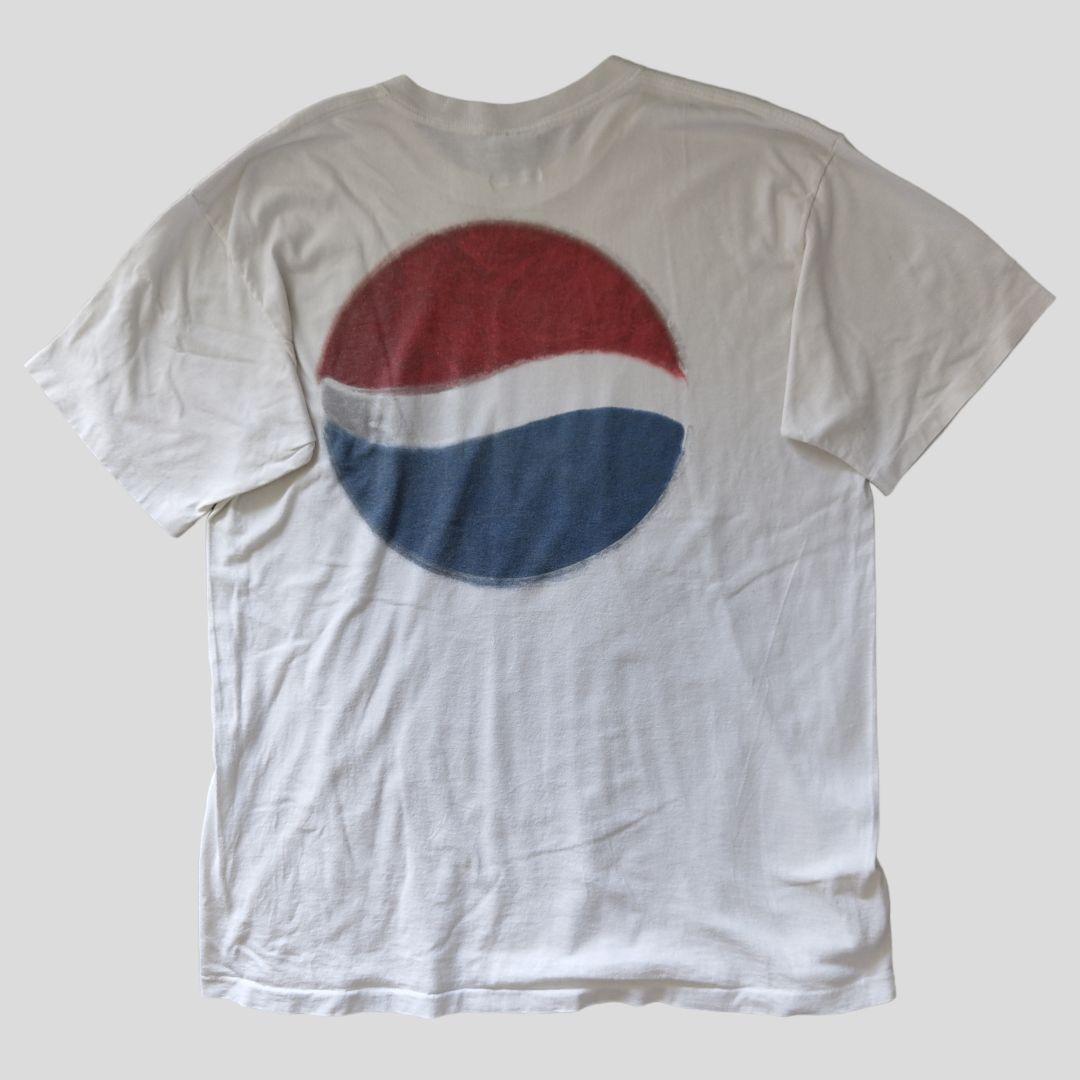 [PEPSI] 90s made in USA, print t-shirt / XL