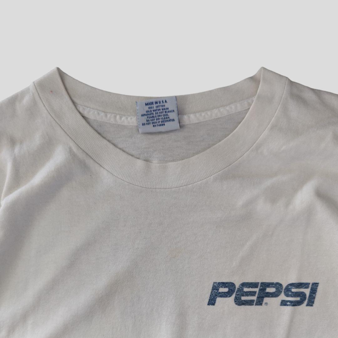 [PEPSI] 90s made in USA, print t-shirt / XL