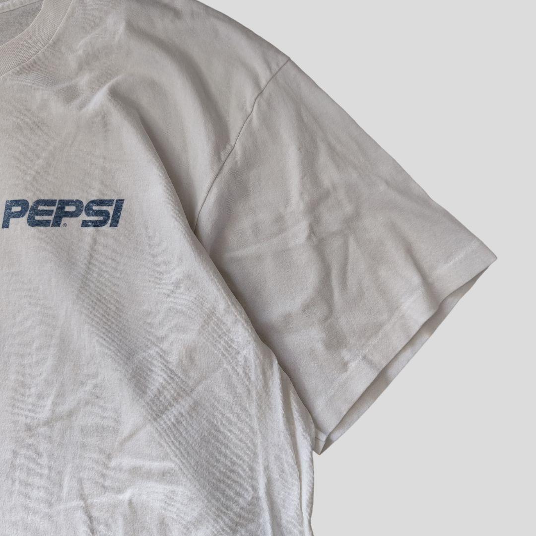 [PEPSI] 90s made in USA, print t-shirt / XL