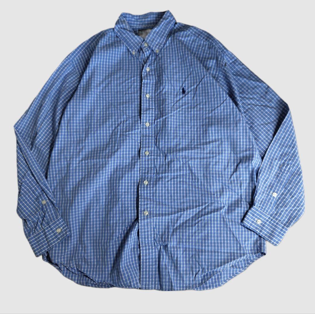 [RalphLauren] 90s button down shirt , L