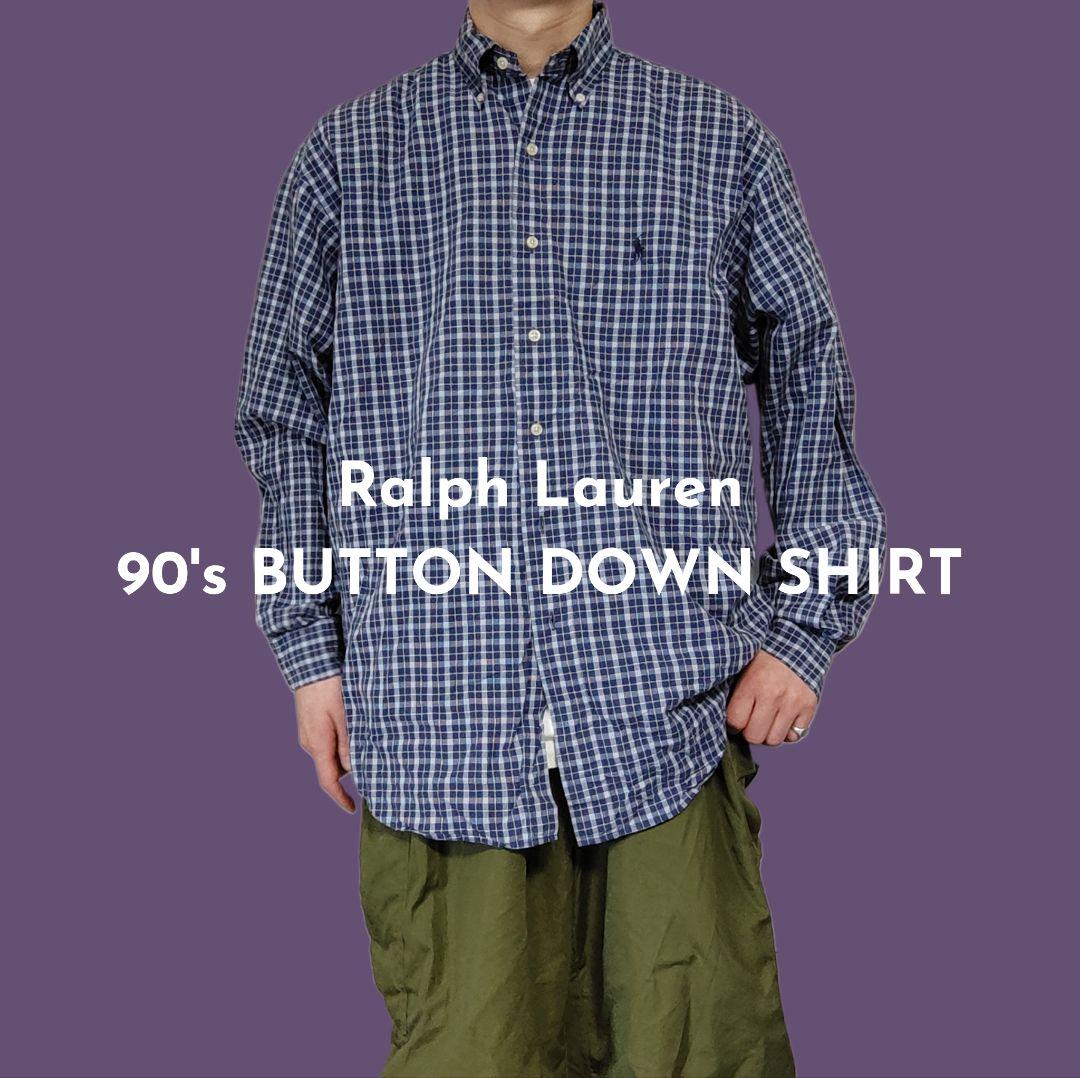 [RalphLauren] 90s button down shirt / M