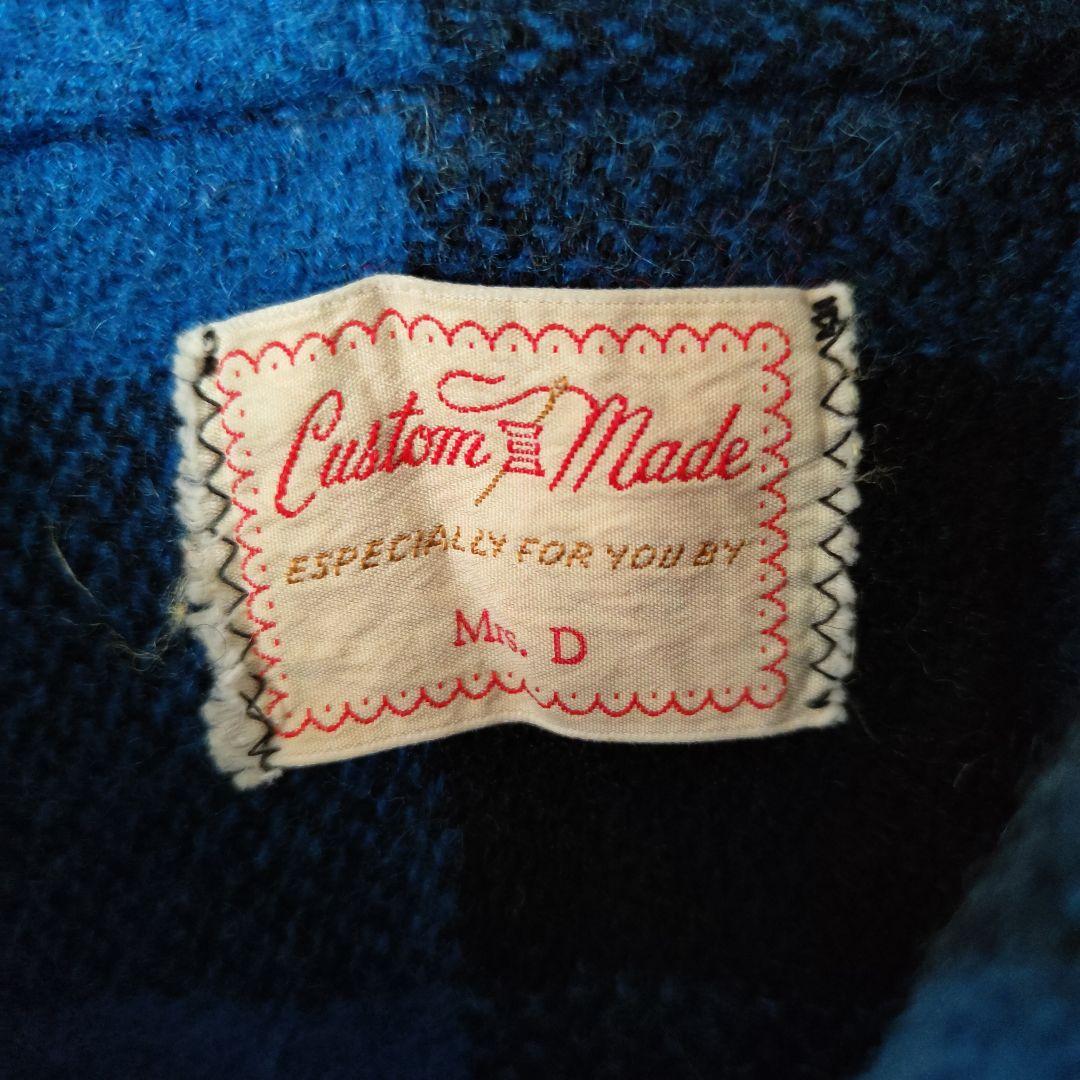 [Custom Made] block check shirt