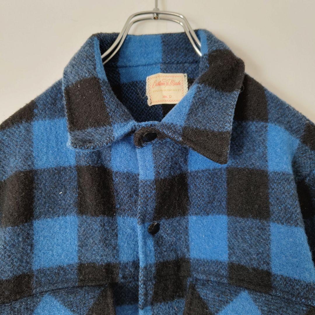 [Custom Made] block check shirt