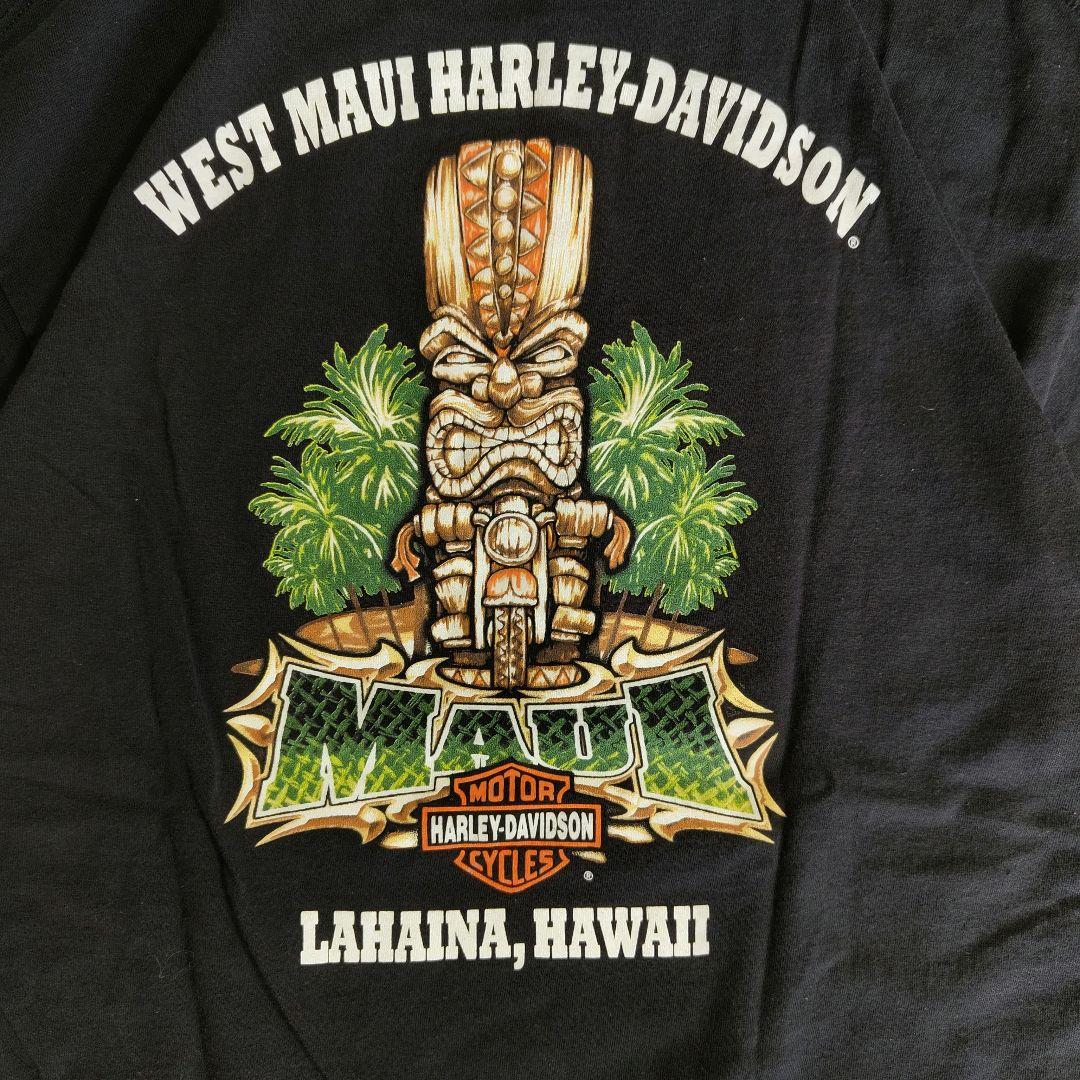[HARLEY DAVIDSON] print t-shirt / L