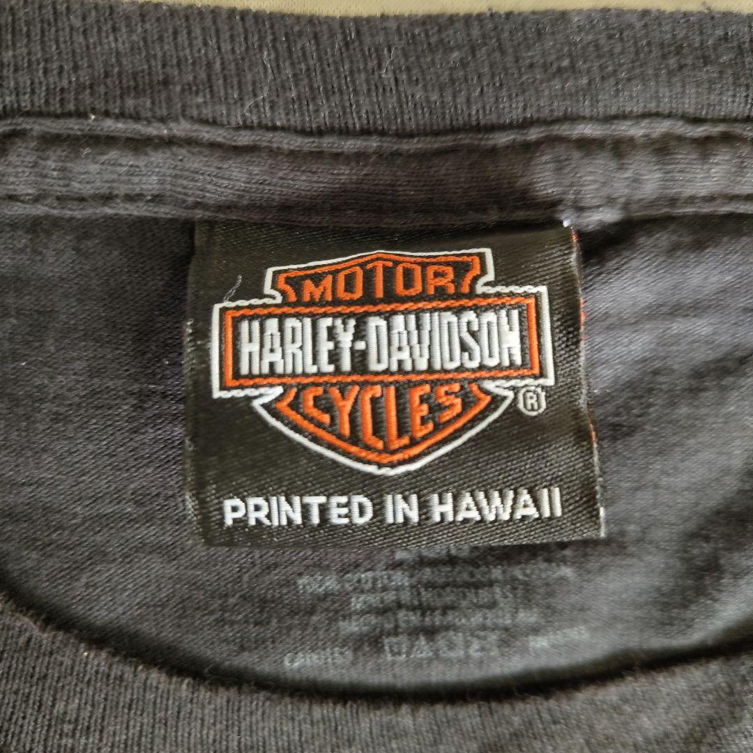 [HARLEY DAVIDSON] print t-shirt / L