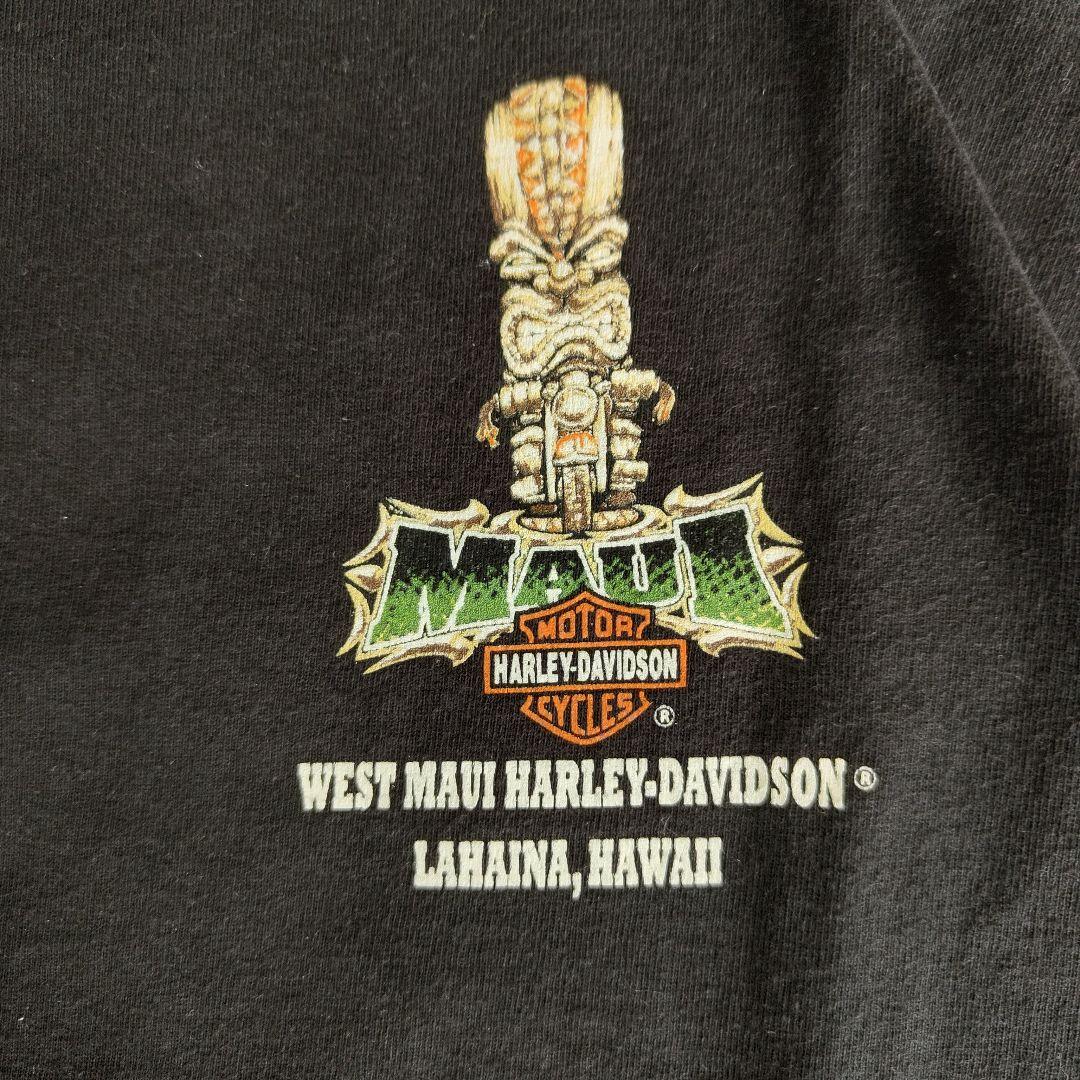 [HARLEY DAVIDSON] print t-shirt / L