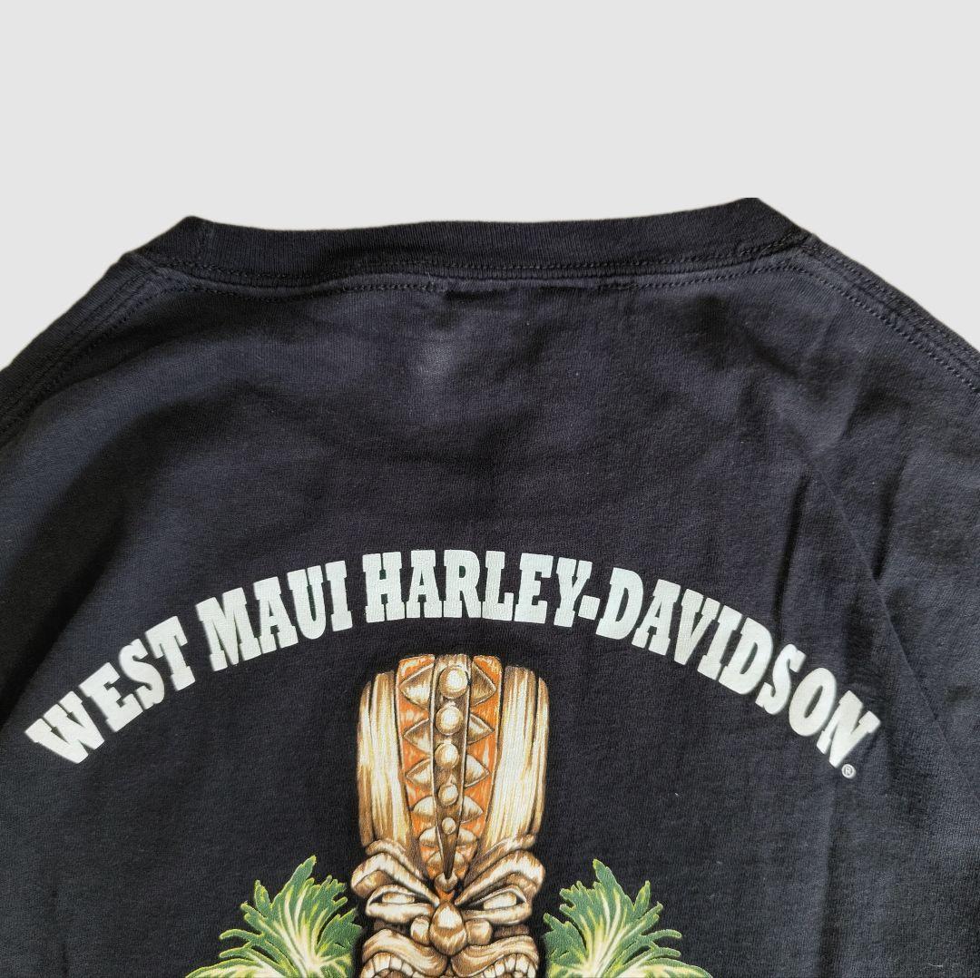 [HARLEY DAVIDSON] print t-shirt / L