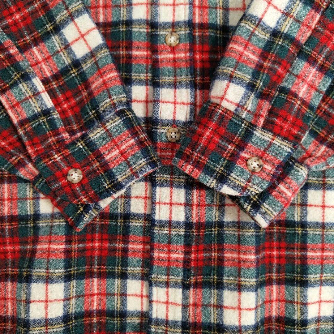 [PENDLETON] 70's vintage wool shirt, made in USA / M