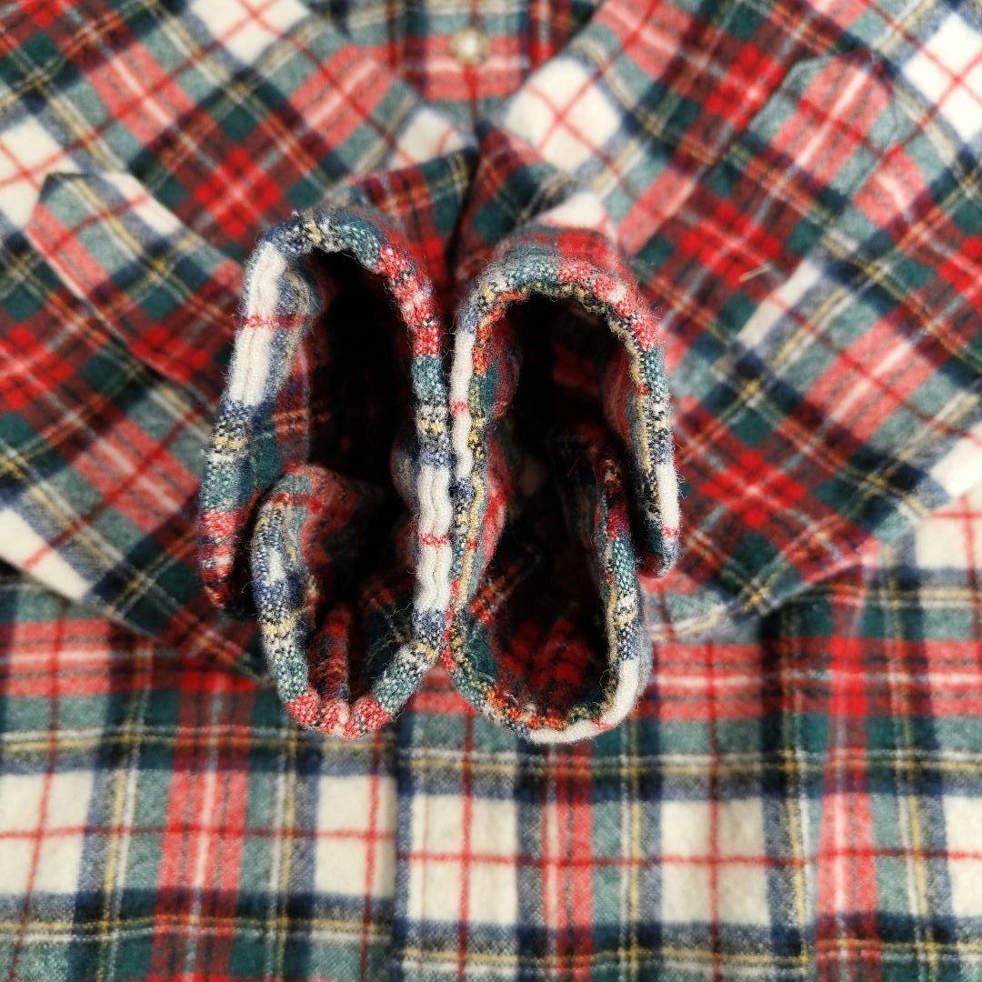 [PENDLETON] 70's vintage wool shirt, made in USA / M
