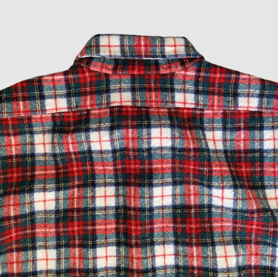 [PENDLETON] 70's vintage wool shirt, made in USA / M