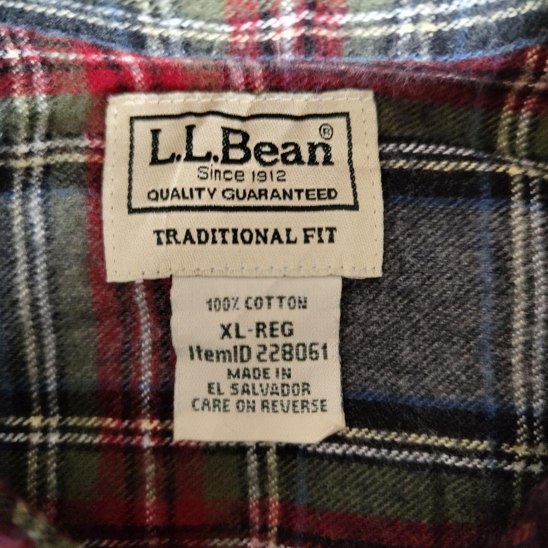 [L.L.Bean] flannel shirt / XL