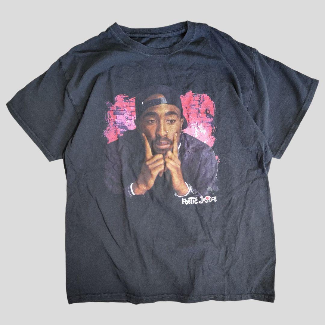 [2PAC] print t-shirt / L