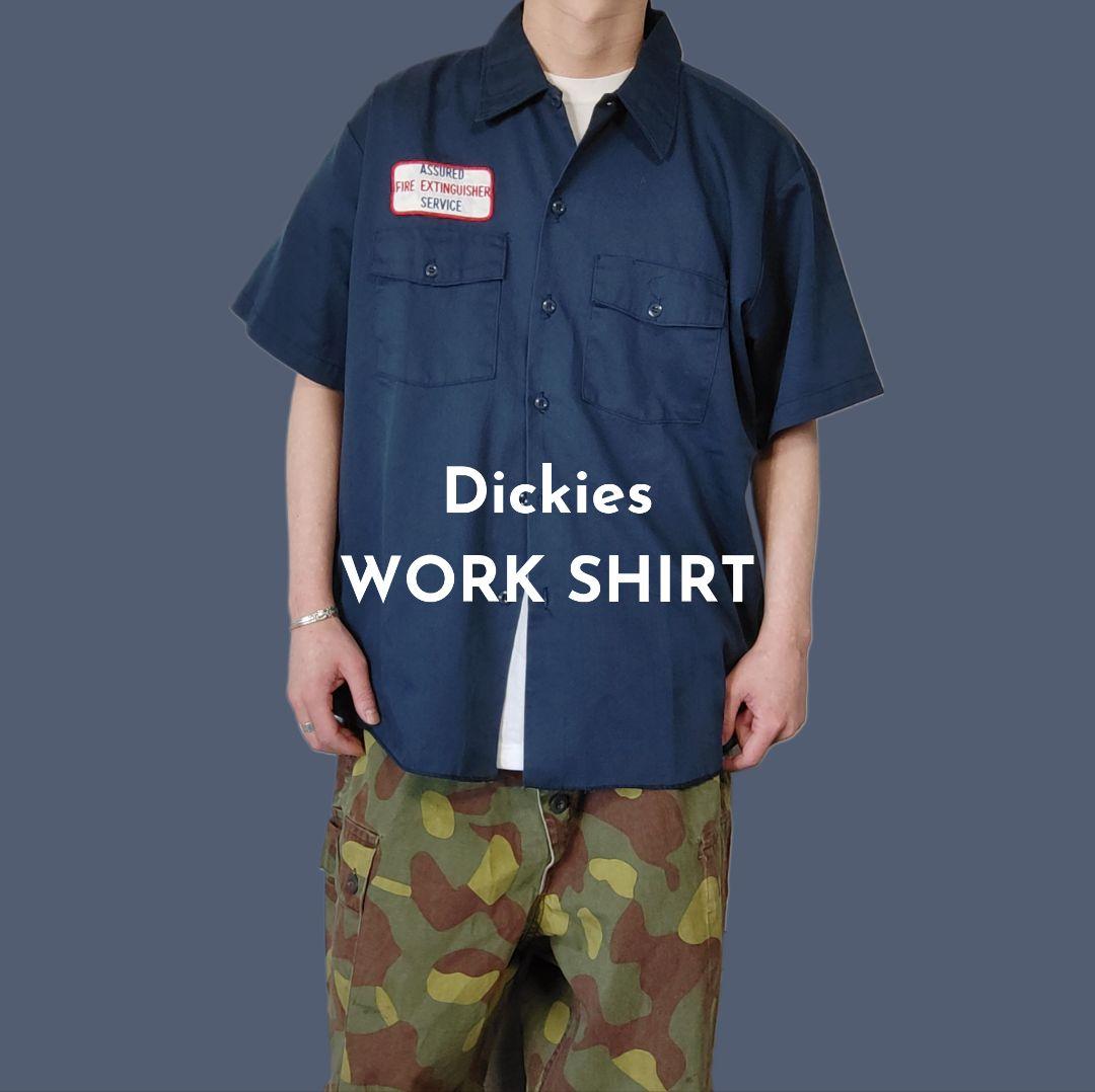 [Dickies] work shirt , made in USA / XL