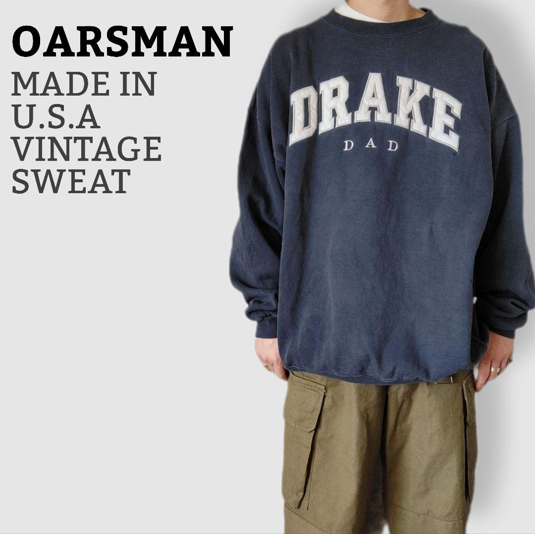 [OARSMAN] vintage sweat, made in U.S.A