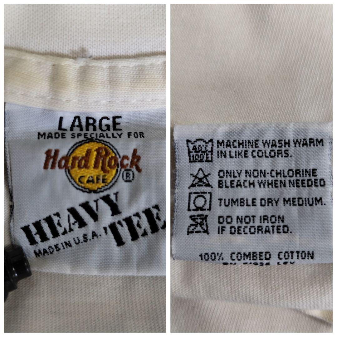 [Hard Rock CAFE] print T-shirt , made in USA / L