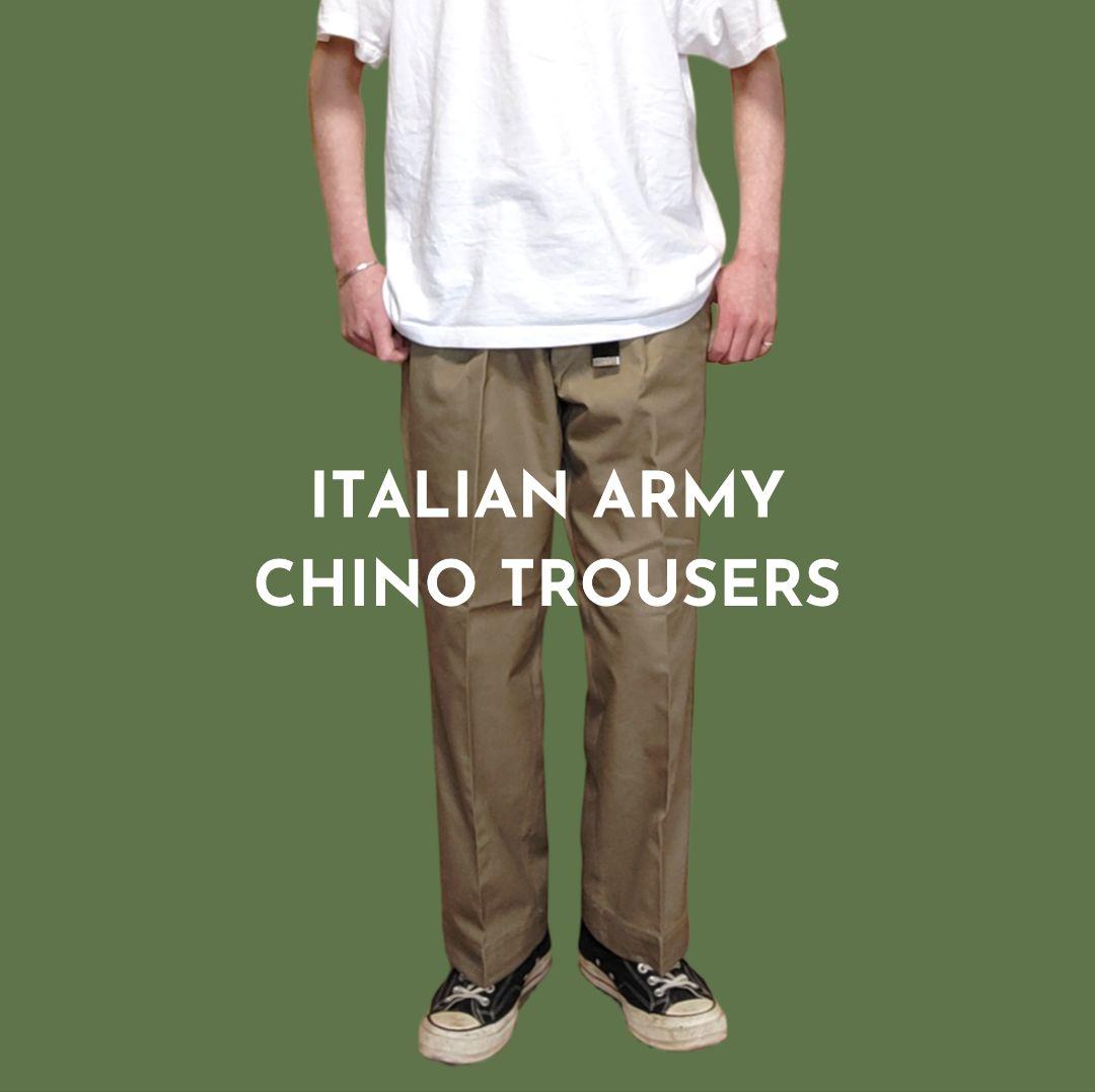 [ITALIAN ARMY] chino trousers / 96cm