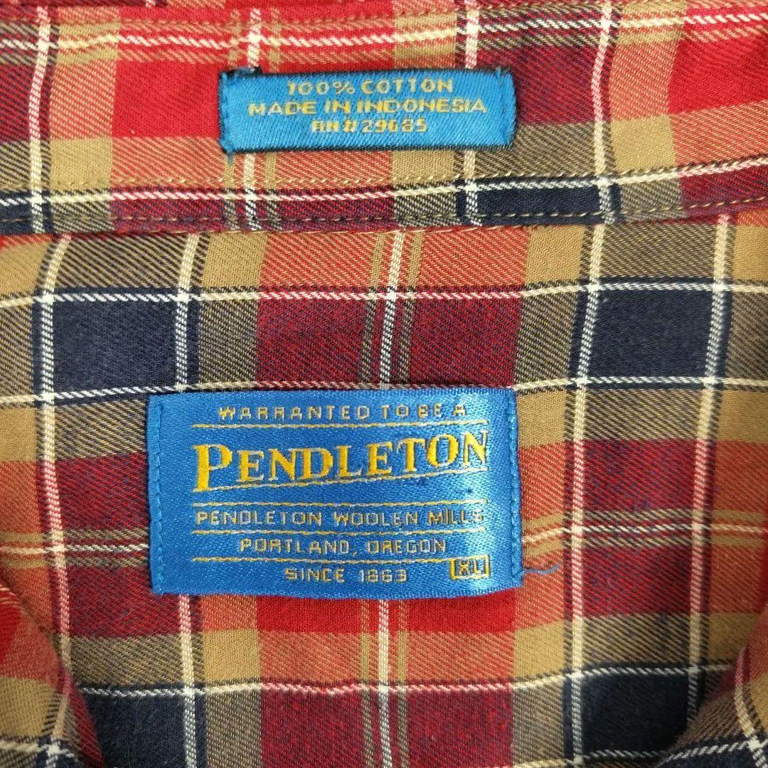 [PENDLETON] button down check shirt / XL