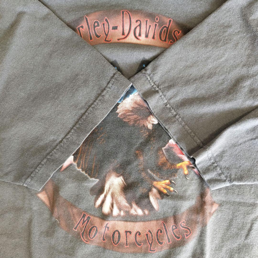 [HARLEY DAVIDSON] print t-shirt / XL