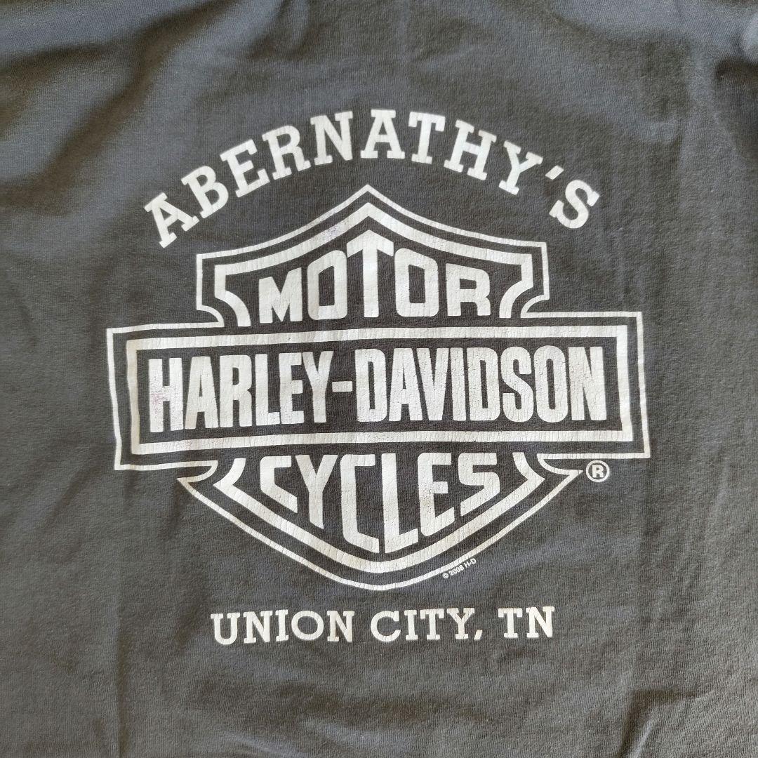 [HARLEY DAVIDSON] print t-shirt / XL