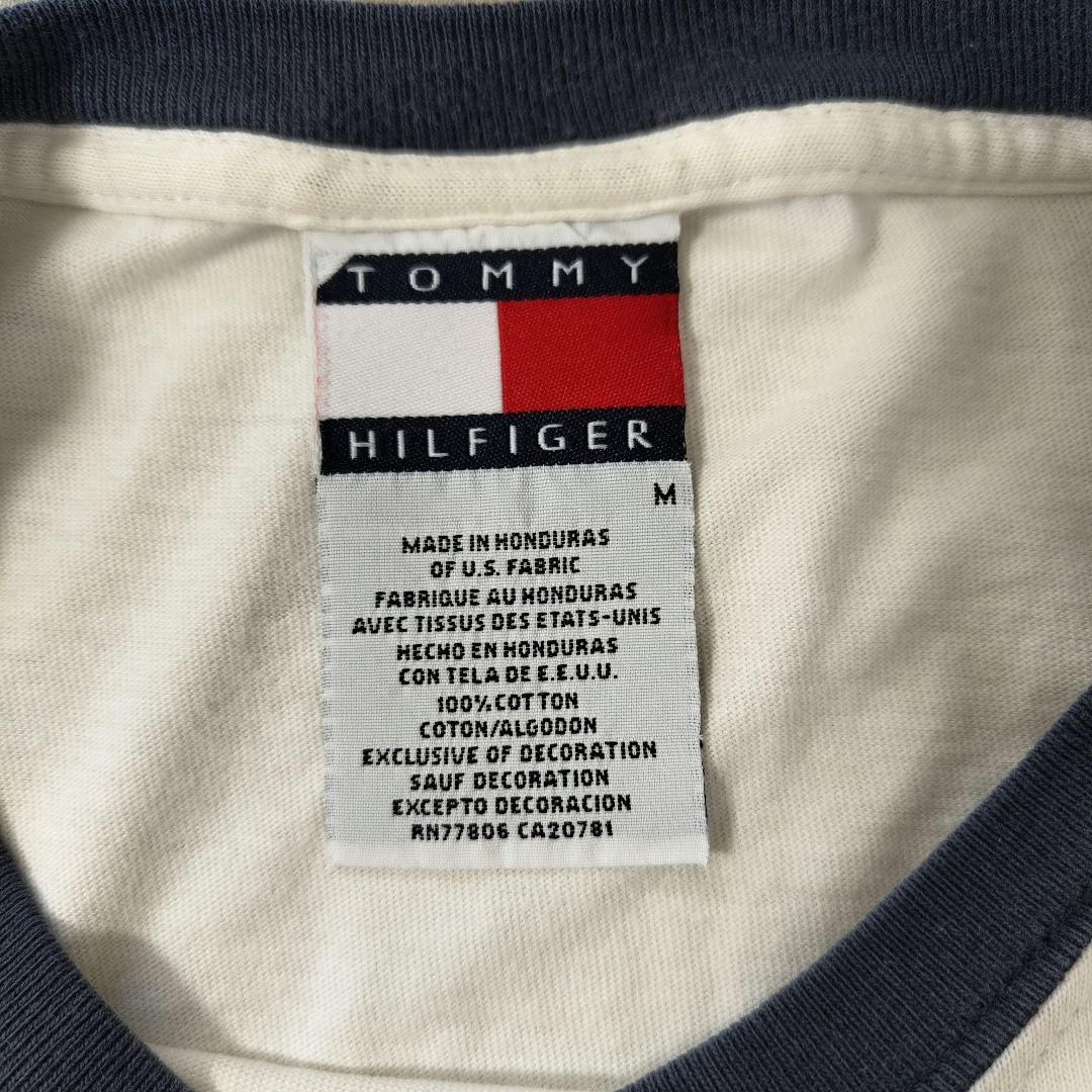 [TOMMY HILFIGER] 90s ringer t-shirt / M