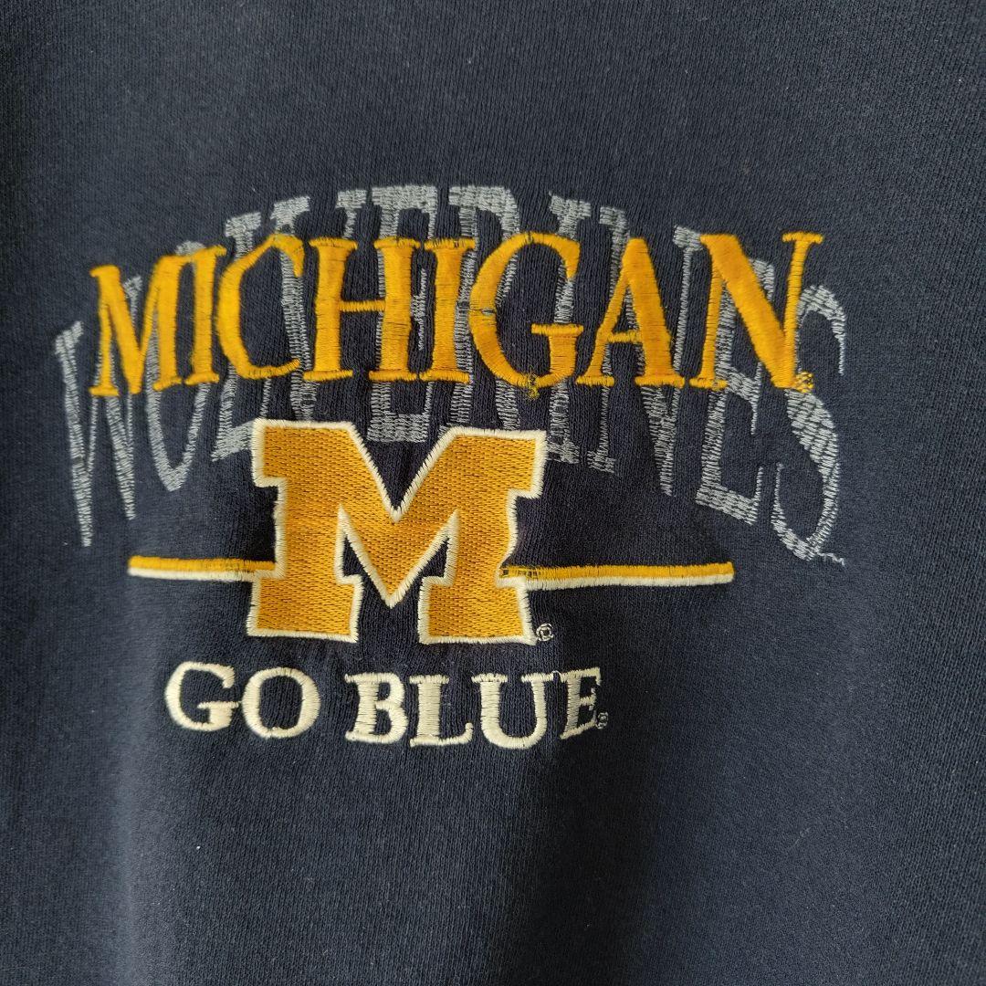 [crable sportswear] 80~90s michigan university sweat, made in USA / XL