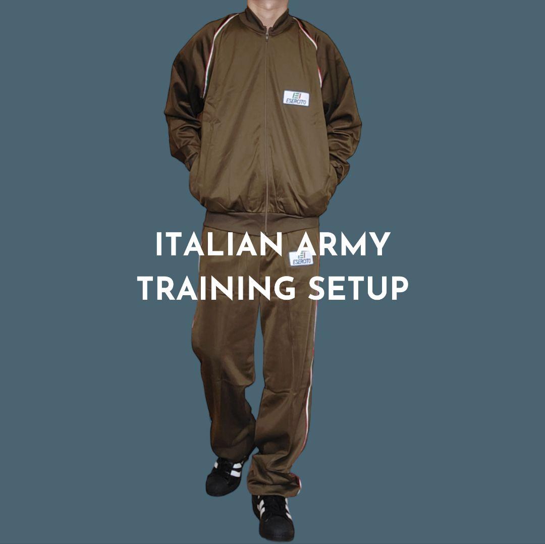 [ITALIAN ARMY] traning jersey setup , deadstock / M