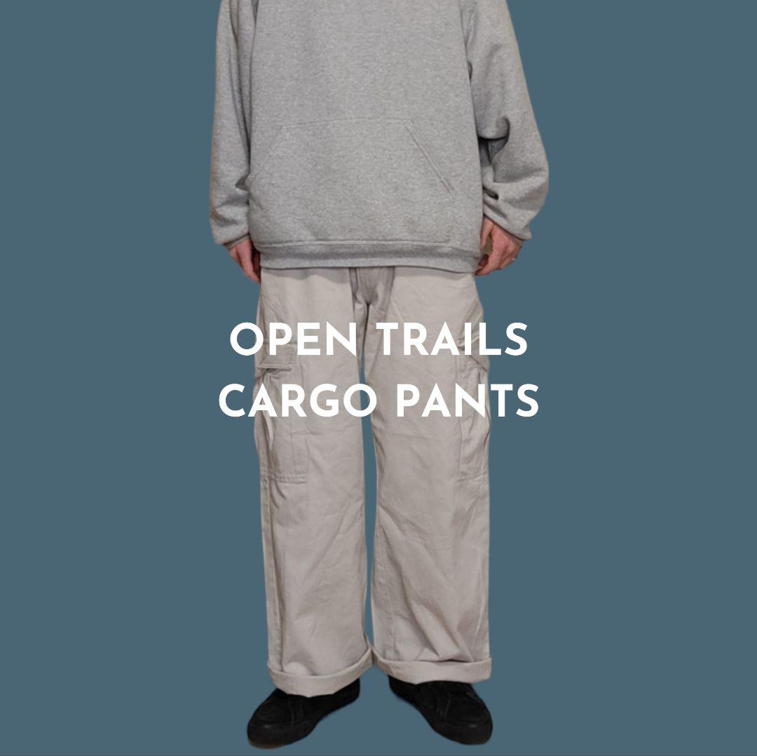 [OPEN TRAILS] wide cargo pants / 38inch