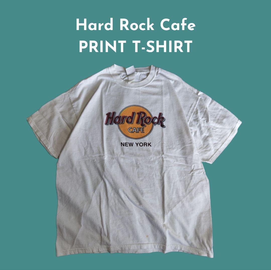 [Hard Rock CAFE] print T-shirt / XL
