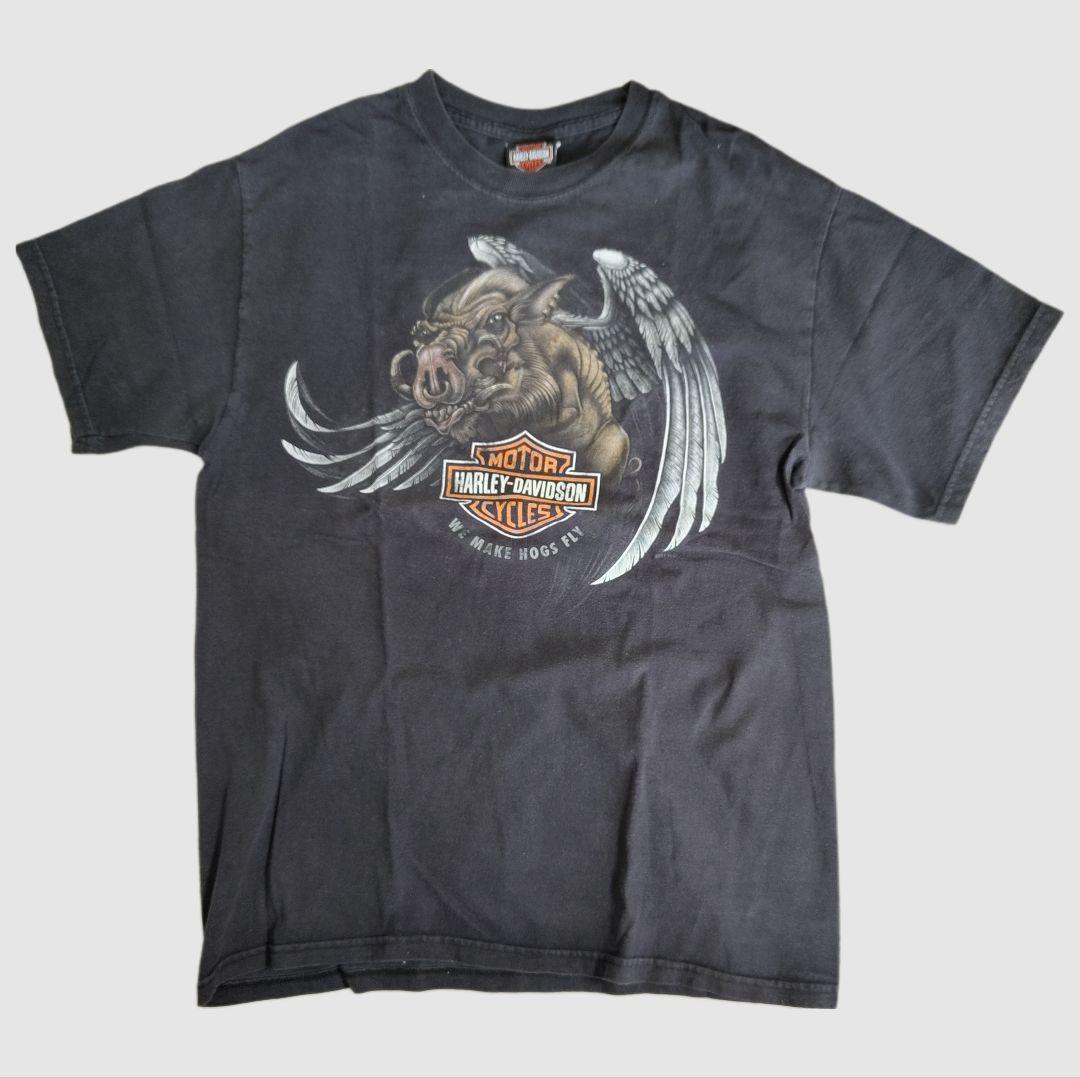[HARLEY DAVIDSON] print t-shirt / M