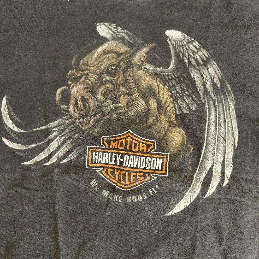 [HARLEY DAVIDSON] print t-shirt / M
