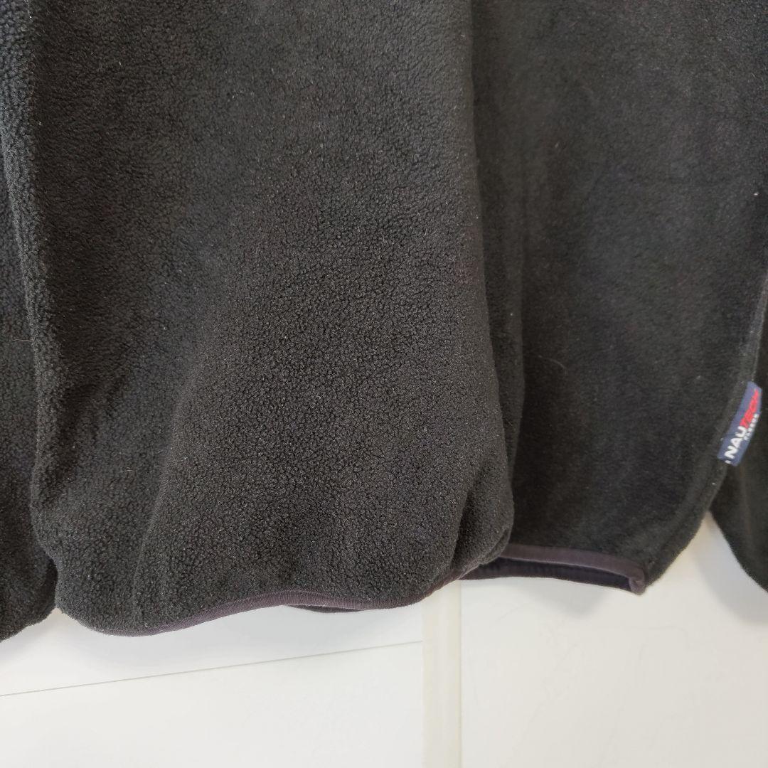 [NAUTICA] 90's half zip fleece jacket, made in U.S.A