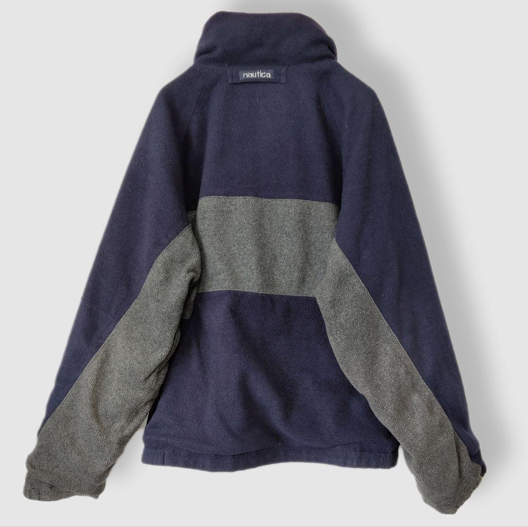 [NAUTICA] 90s reversible nylon jacket