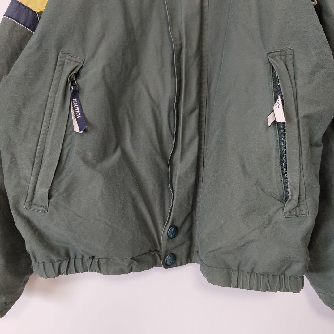 [NAUTICA] 90s reversible nylon jacket