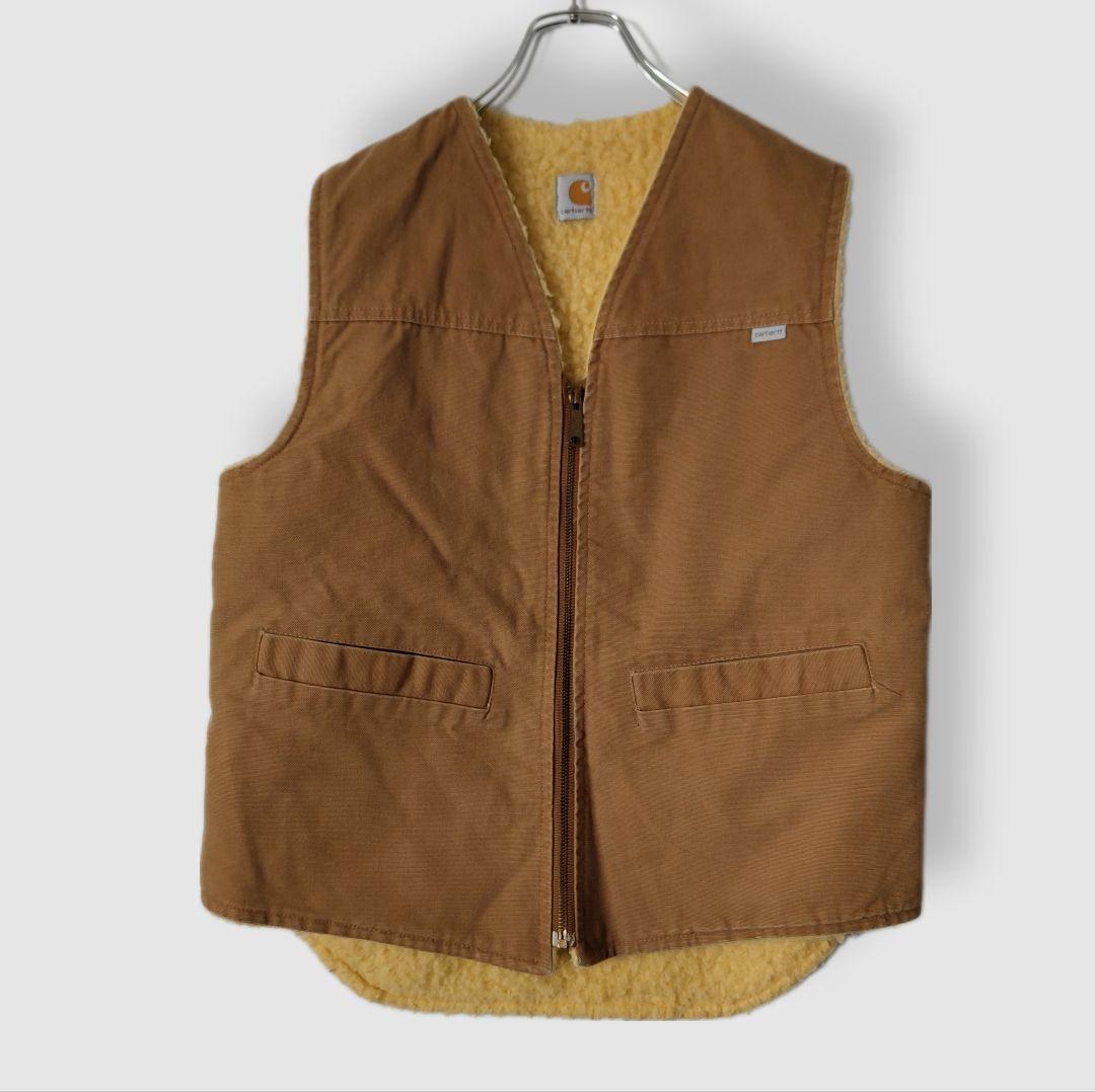 [Carhartt] 80's duck vest, made in USA / S