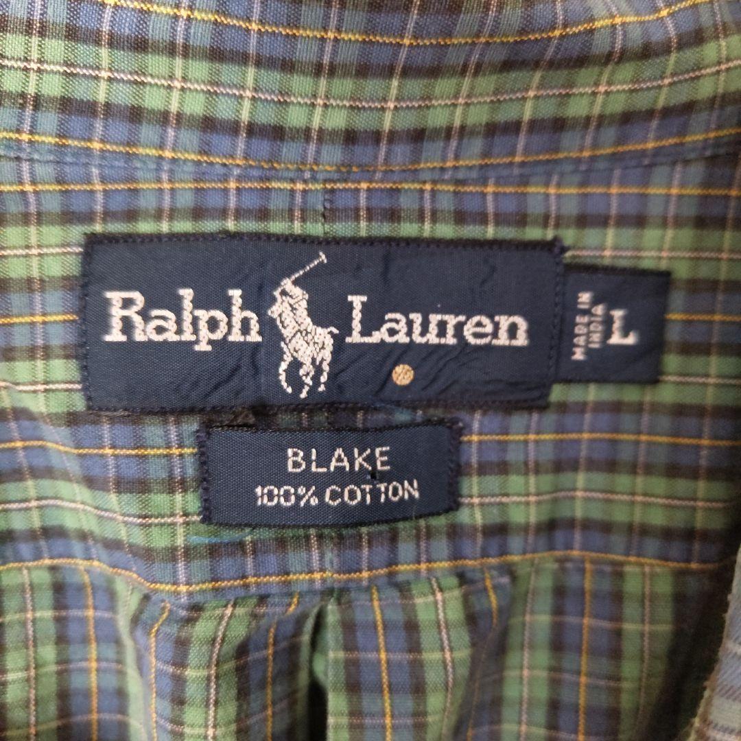 [RalphLoren] 90s button down shirt / L