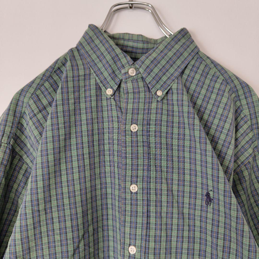 [RalphLoren] 90s button down shirt / L