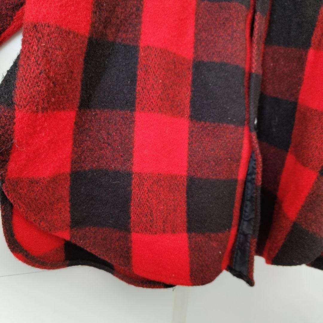 [Woolrich] 80~90's wool shirt, made in U.S.A
