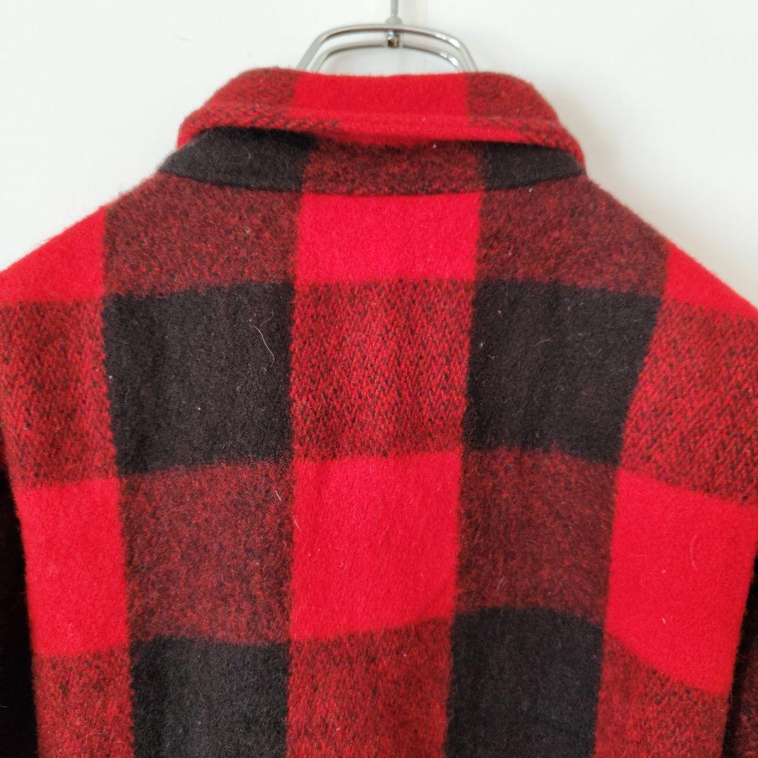 [Woolrich] 80~90's wool shirt, made in U.S.A