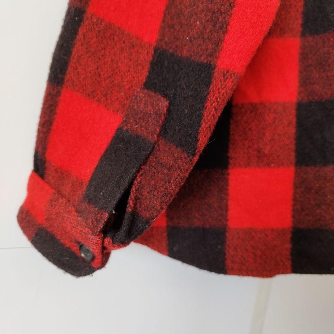 [Woolrich] 80~90's wool shirt, made in U.S.A