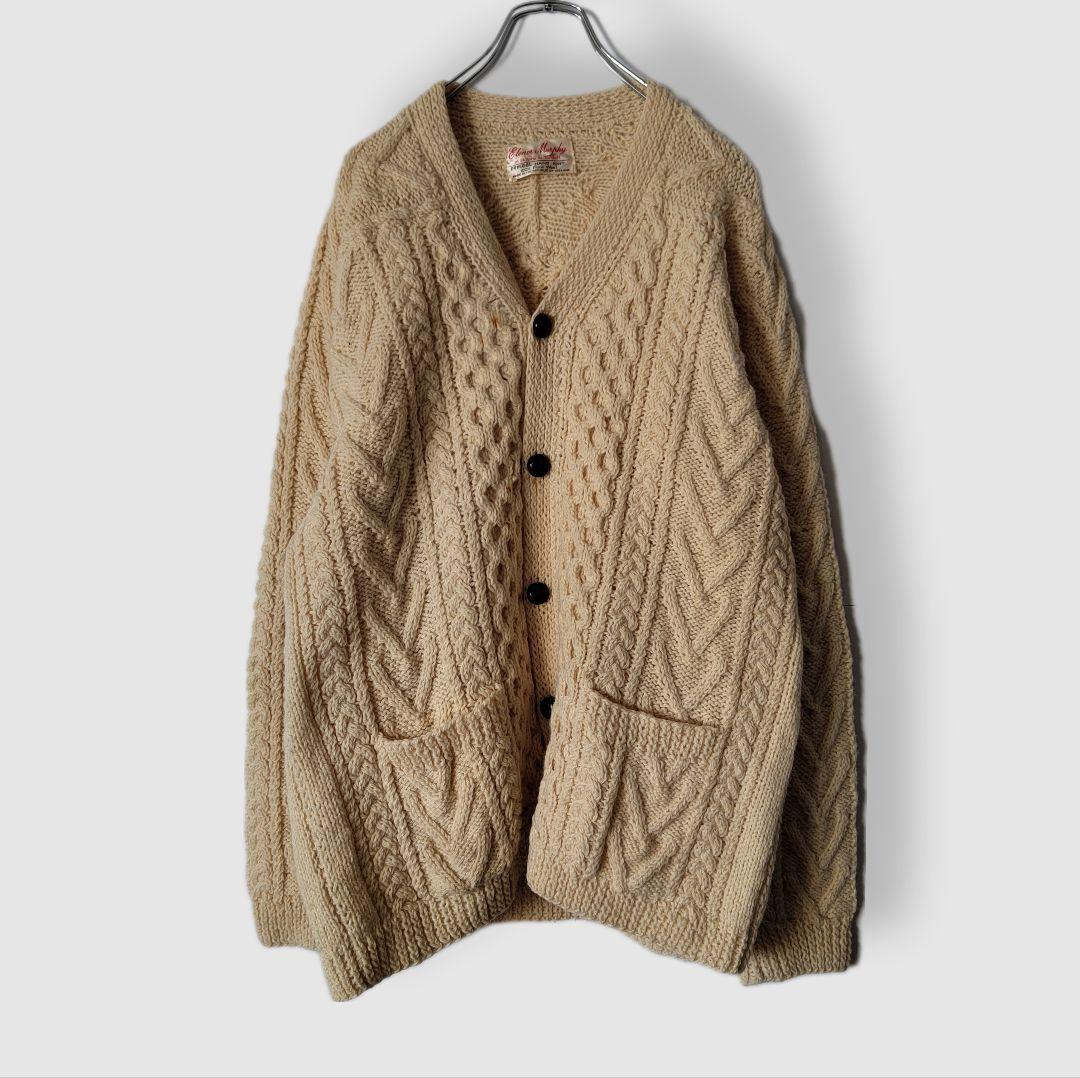 [Elenor Murphy] aran knit cardigan / L
