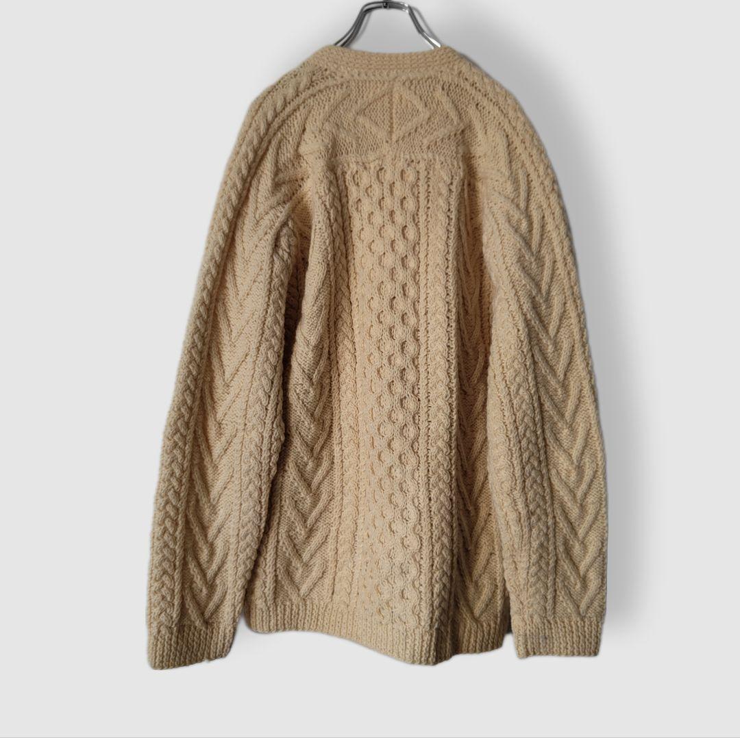[Elenor Murphy] aran knit cardigan / L