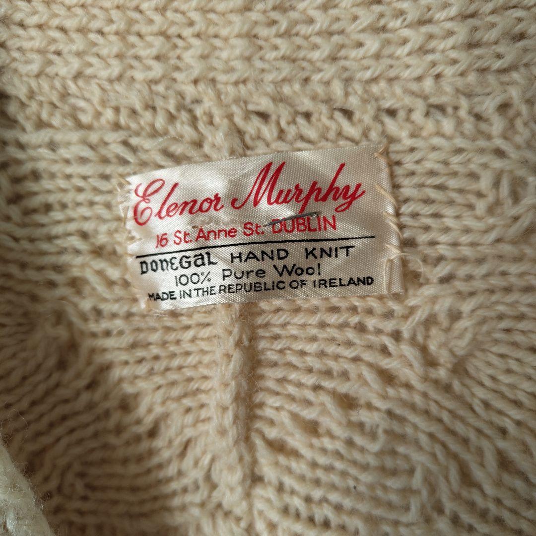 [Elenor Murphy] aran knit cardigan / L