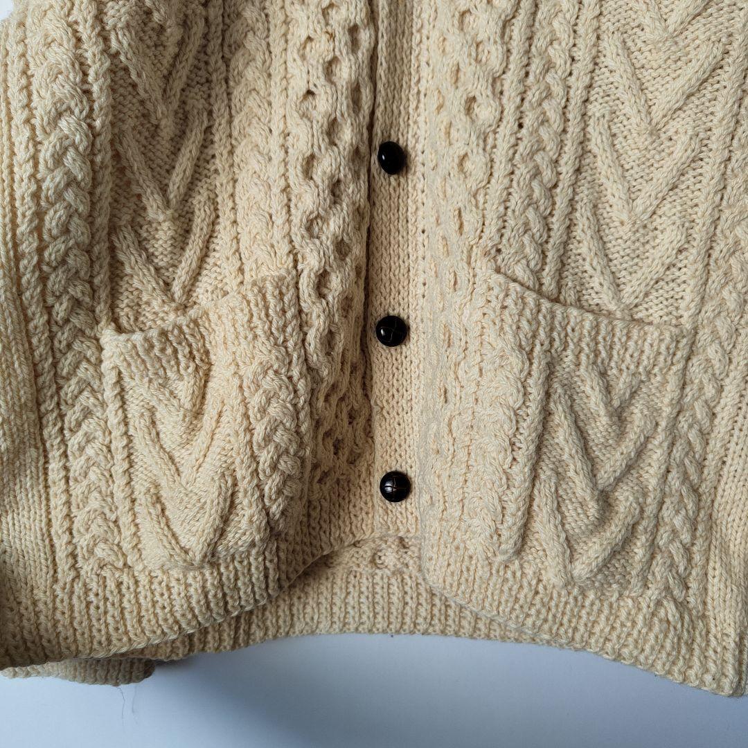 [Elenor Murphy] aran knit cardigan / L