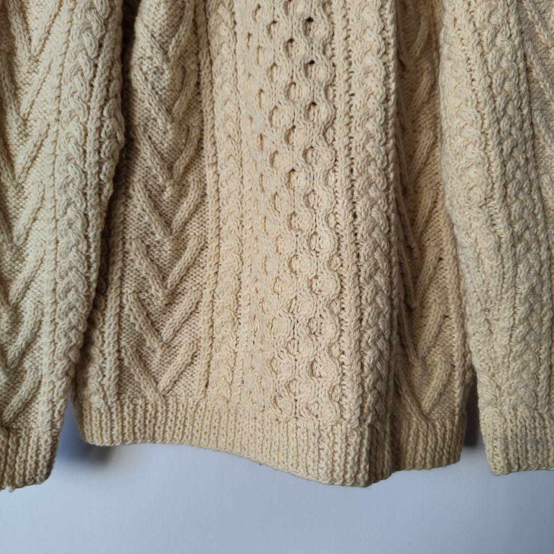 [Elenor Murphy] aran knit cardigan / L